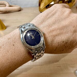 PHILIPS WATCH Ladies Silver and Blue Face‎ Watch